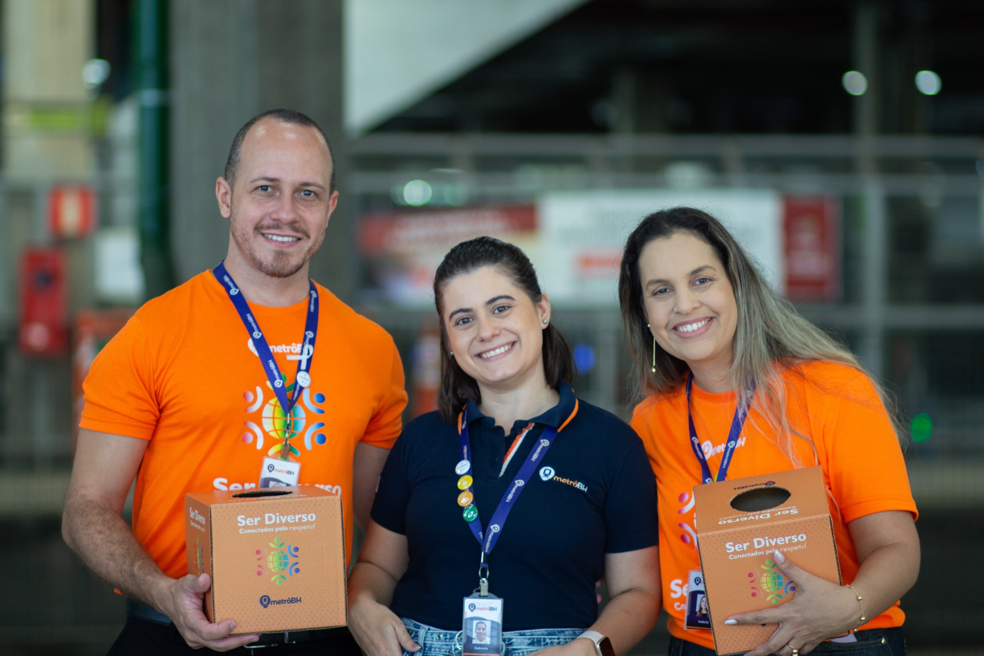 Momento comemorativo do evento de 03 anos do Metro BH.